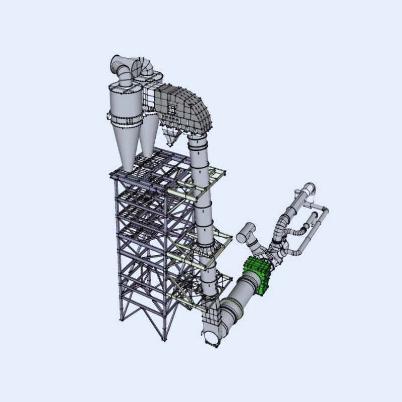 Analysis, Modification, Demolish, Fabrication and Installation Concentrate Dryer